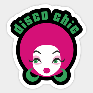 Disco Girl Sticker